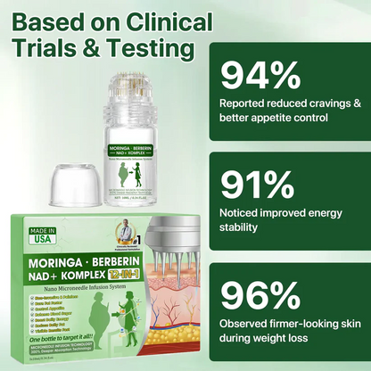 【𝐎𝐟𝐟𝐢𝐜𝐢𝐚𝐥 𝐔𝐒 𝐒𝐭𝐨𝐫𝐞】 ✔️ OUR+® Nano Microneedle Infusion System🔬 – Moringa · Berberine + NAD+ 12-in-1 Metabolic Complex ✨