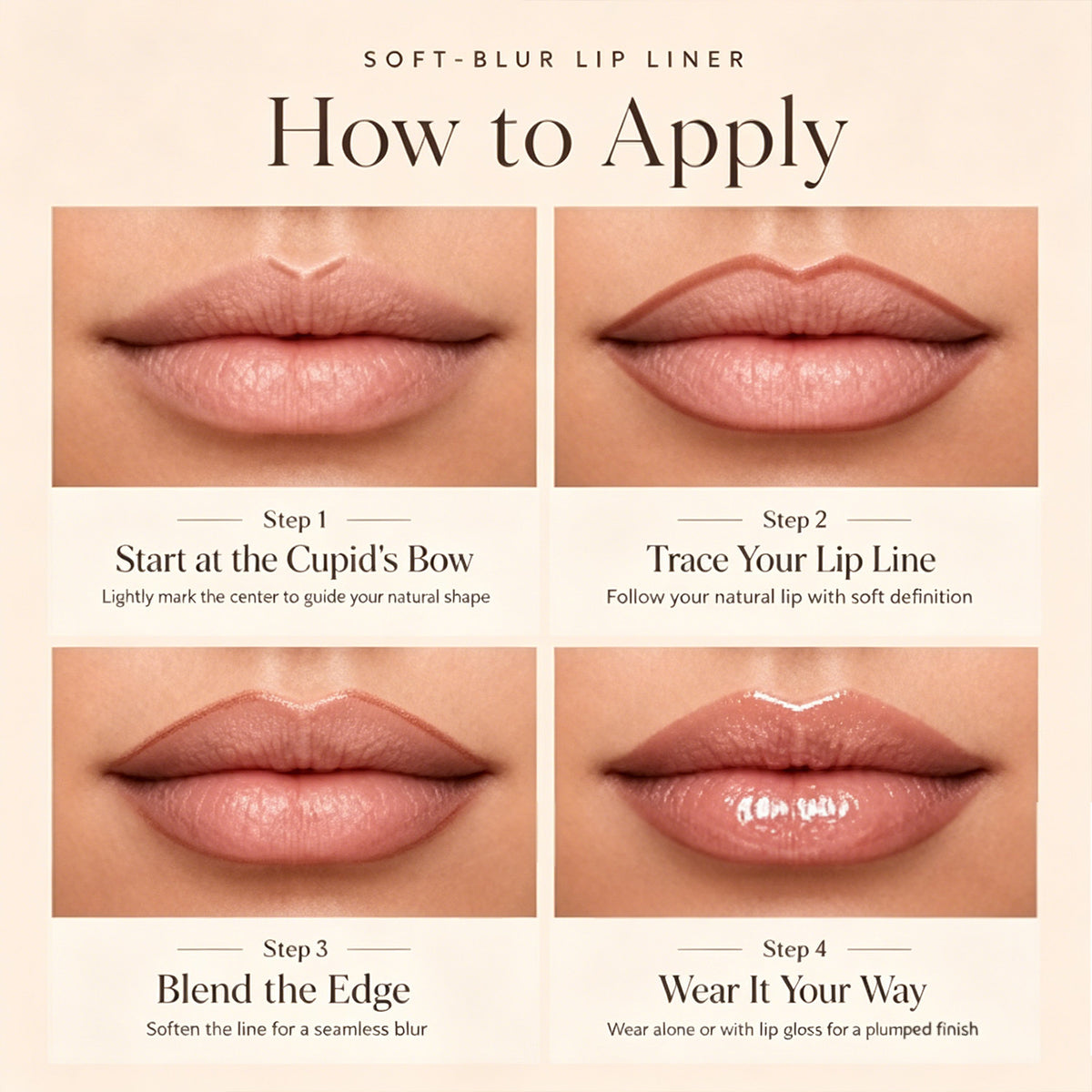 💄Tryourplus Fuller-Looking Lips — Effortlessly Defined