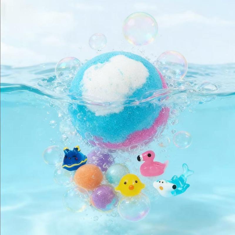 🔥🛁 Natural Bath Bombs for Kids with Mega Bubbles & Surprise Inside 🥚✨12 pcs[1 Box]